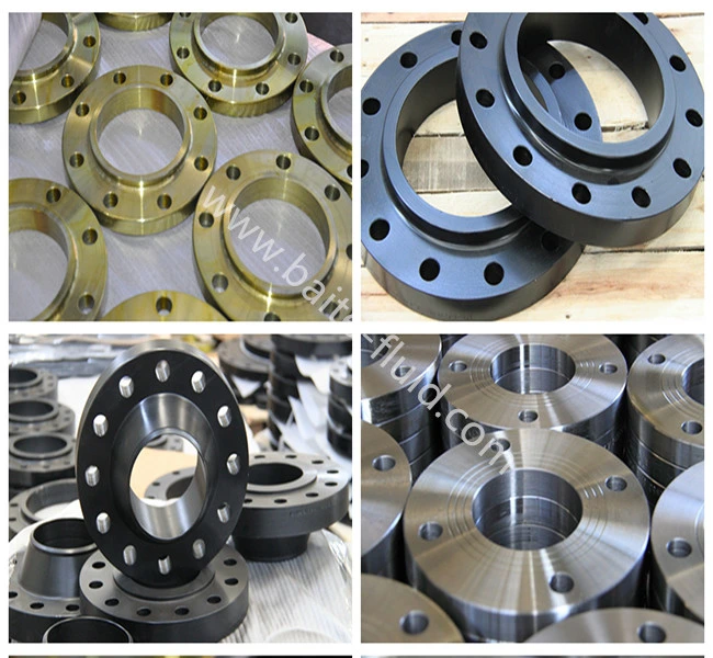 ANSI ASME DIN En1092-1 Nickel Alloy Steel Forging Weld Neck Flange (1.7335, 13CrMo4-5, 15CrMo)