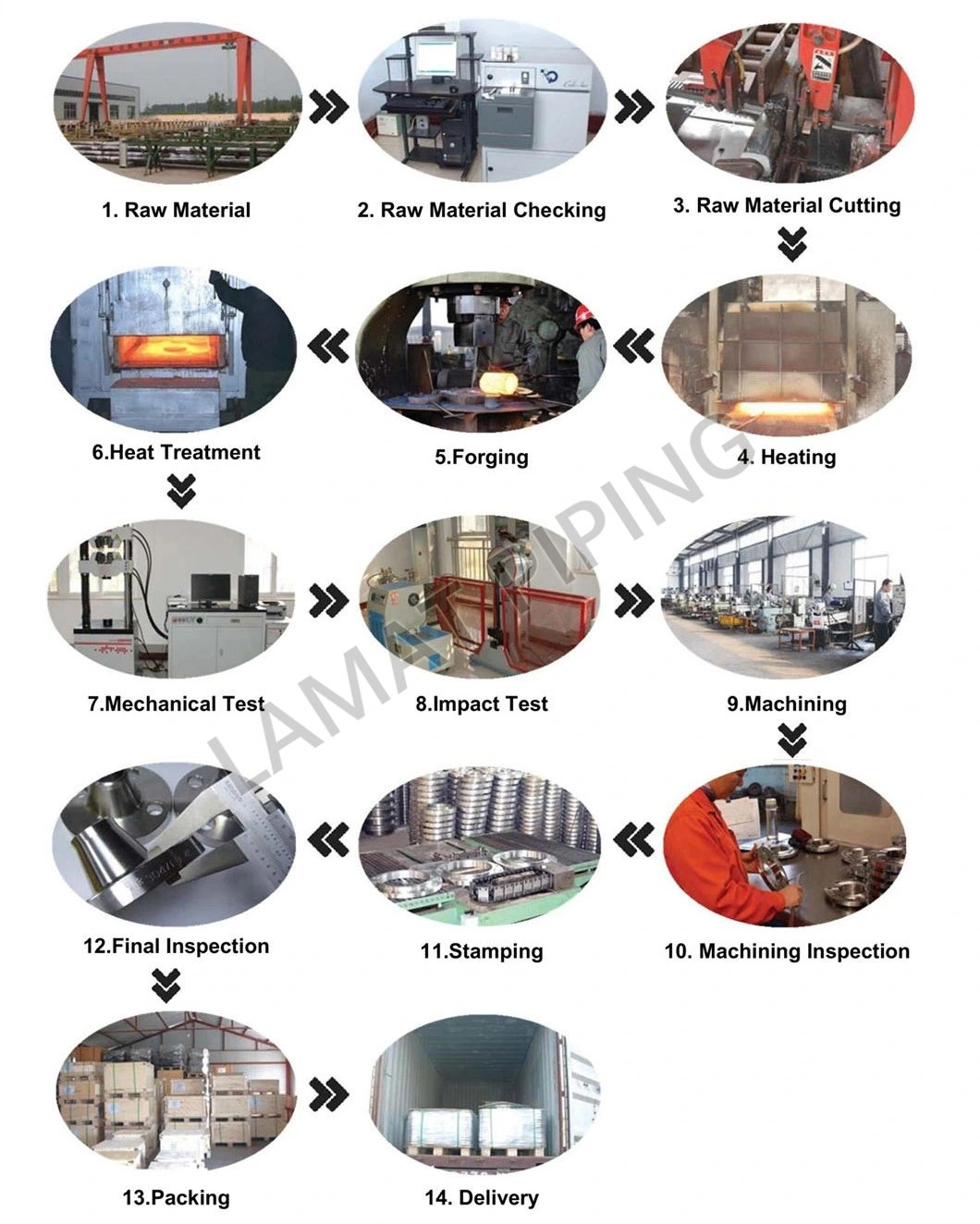 Casting/Forging Carbon/Stainless/Alloy Steel Bossed Bsp/NPT Threaded/Screwed Flange